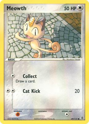 Meowth card from EX FireRed & LeafGreen