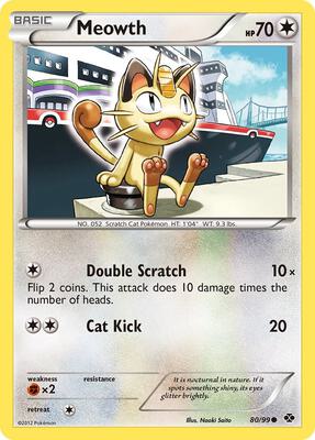 Meowth card from Next Destinies