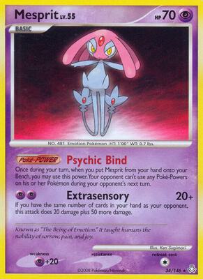 Mesprit card from Legends Awakened