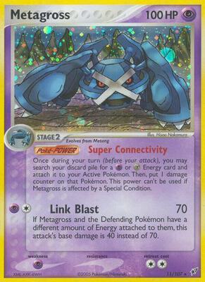 Metagross card from EX Deoxys