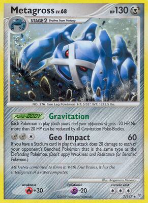 Metagross card from Supreme Victors