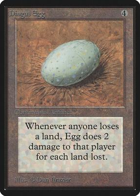 Dingus Egg card from Beta Edition
