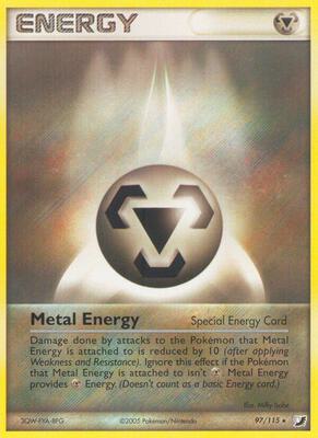 Metal Energy (Special) card from EX Unseen Forces