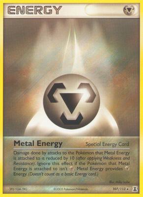 Metal Energy (Special) card from EX Delta Species
