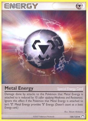 Metal Energy card from Mysterious Treasures
