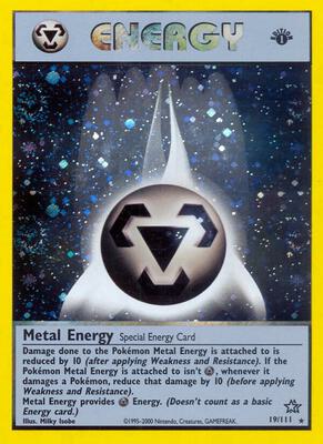 Metal Energy card from Neo Genesis