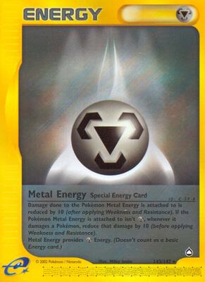 Metal Energy card from Aquapolis