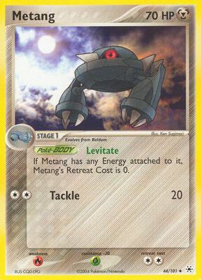 Metang - 44/101 card from EX Hidden Legends