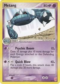 Metang card from EX Trainer Kit 2: Plusle & Minun