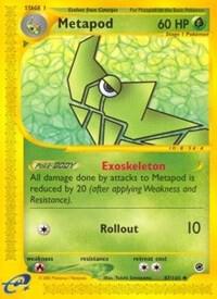 Metapod card from Expedition