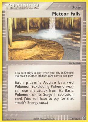 Meteor Falls card from EX Deoxys