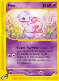 Mew (55) card from Expedition