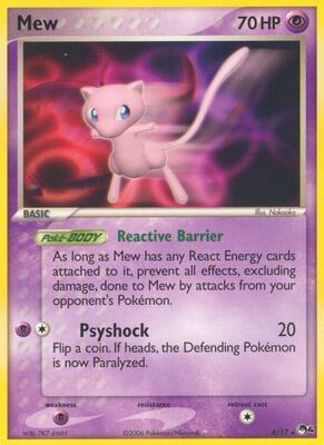Mew card from POP Series 4