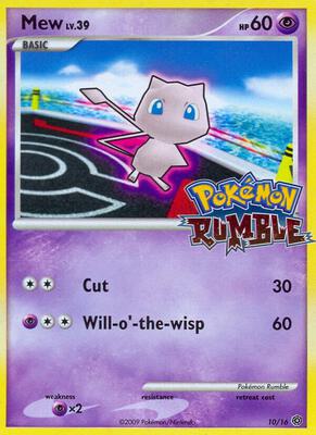 Mew card from Rumble
