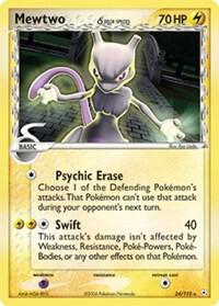 Mewtwo (Delta Species) card from EX Holon Phantoms