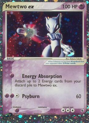 Mewtwo ex card from EX Ruby and Sapphire