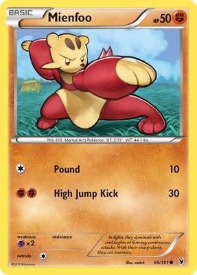 Mienfoo card from Noble Victories