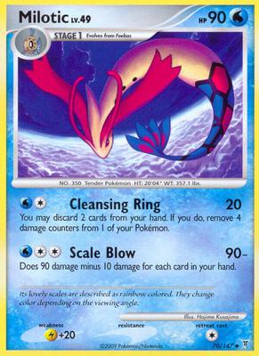 Milotic card from Supreme Victors