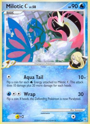 Milotic C card from Supreme Victors