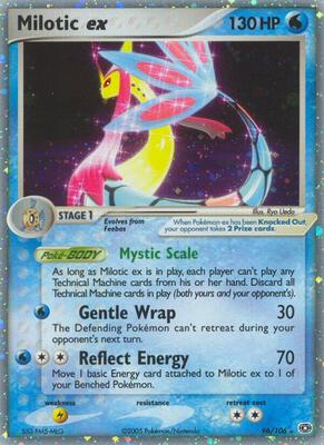 Milotic ex card from EX Emerald