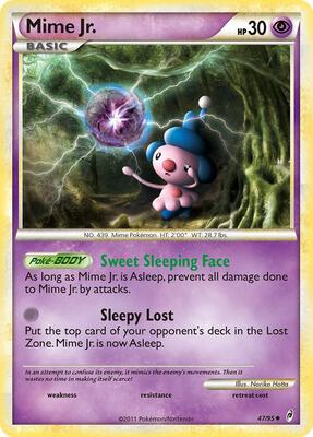 Mime Jr. card from Call of Legends