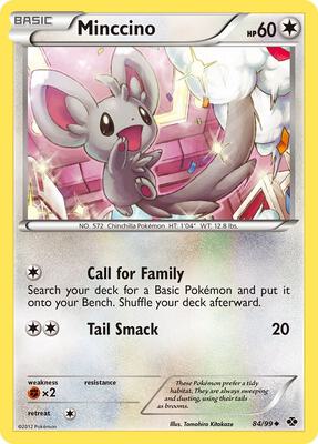 Minccino card from Next Destinies