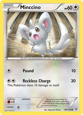Minccino card from Dragons Exalted