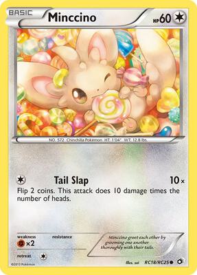 Minccino card from Legendary Treasures: Radiant Collection