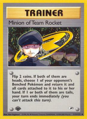 Minion of Team Rocket card from Gym Heroes