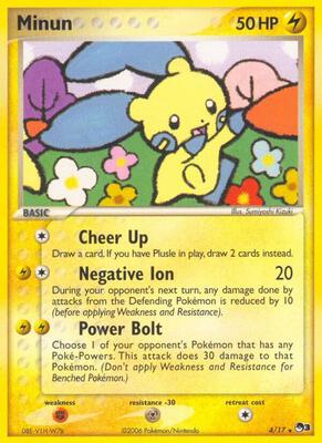 Minun card from POP Series 3