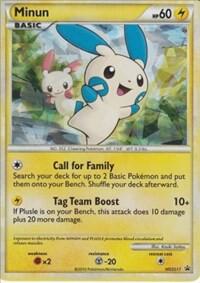 Minun - HGSS17 card from HGSS Promos