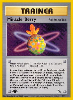 Miracle Berry card from Neo Genesis