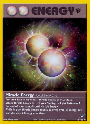 Miracle Energy card from Neo Destiny