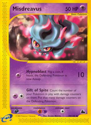 Misdreavus card from Skyridge