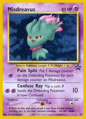Misdreavus card from WoTC Promo