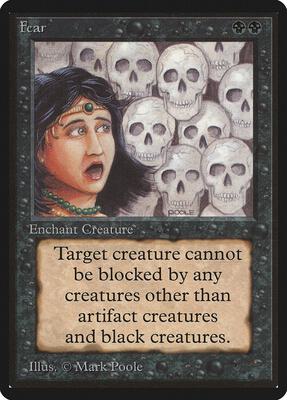 Fear card from Beta Edition