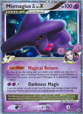 Mismagius GL Lv.X card from Rising Rivals
