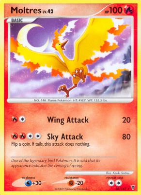 Moltres (36) card from Supreme Victors