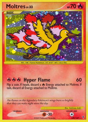 Moltres (149) card from Supreme Victors