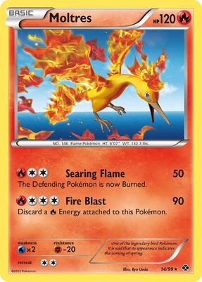 Moltres card from Next Destinies