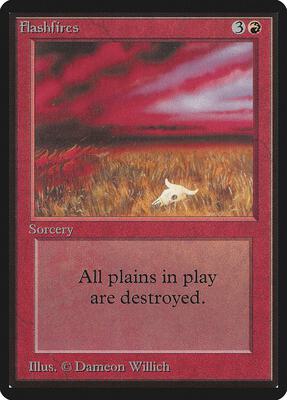 Flashfires card from Beta Edition