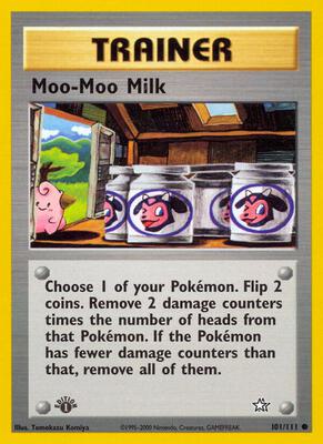 Moo-Moo Milk card from Neo Genesis