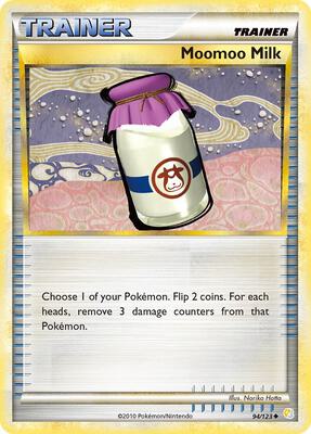 Moomoo Milk card from HeartGold SoulSilver