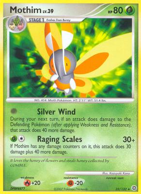 Mothim card from Secret Wonders