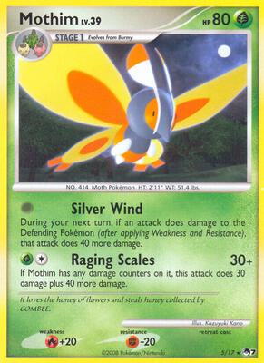 Mothim card from POP Series 7