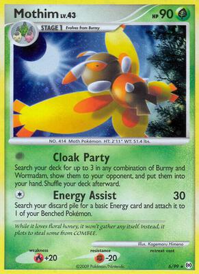 Mothim card from Arceus