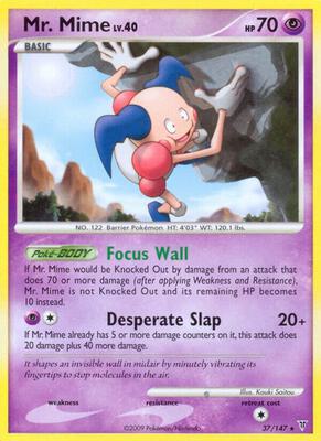 Mr. Mime card from Supreme Victors