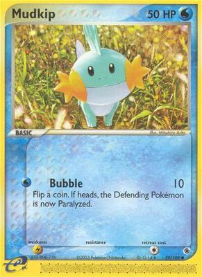 Mudkip - 59/109 card from EX Ruby and Sapphire