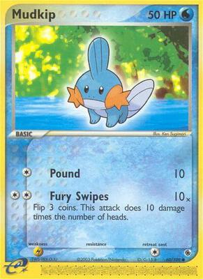 Mudkip - 60/109 card from EX Ruby and Sapphire