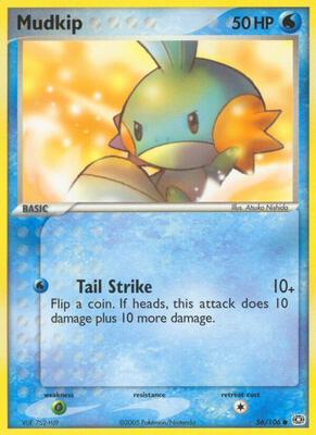 Mudkip card from EX Emerald